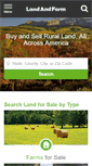 Mobile Screenshot of landandfarm.com